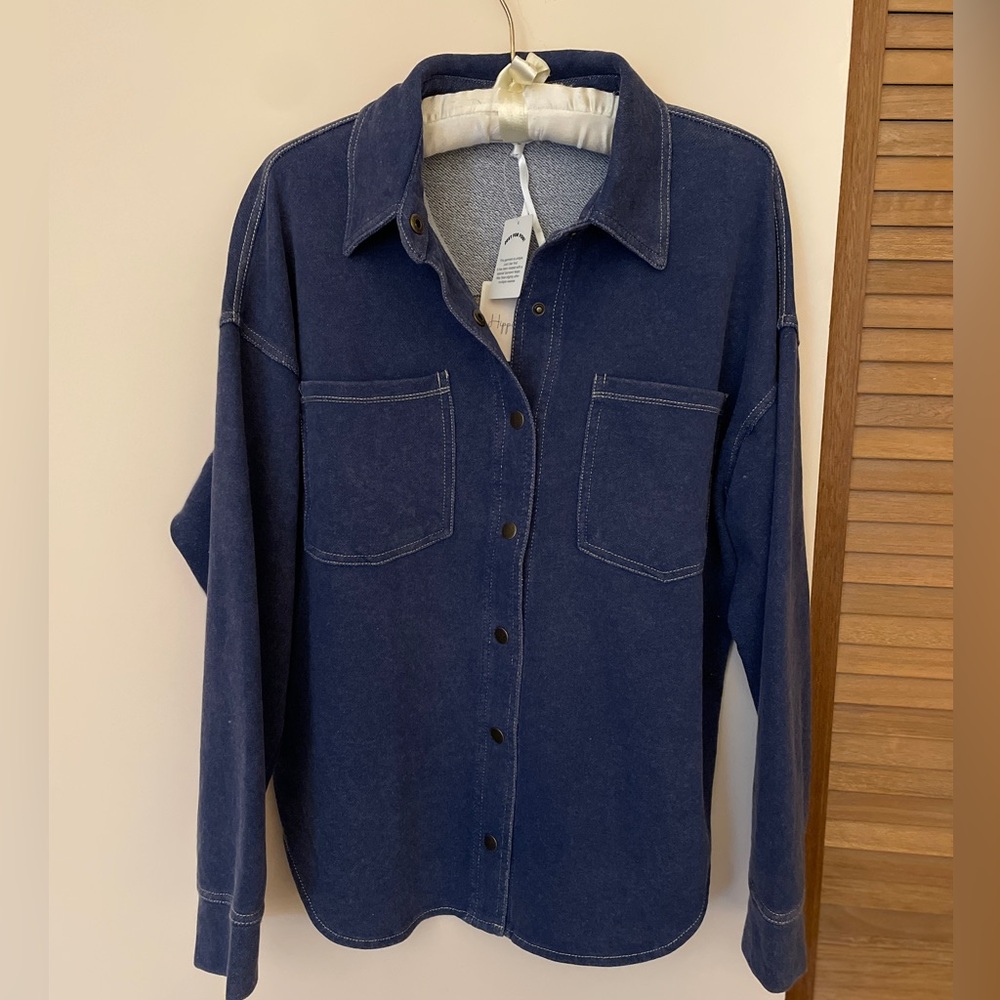 NWT Hippie Rose Shacket Shirt.
